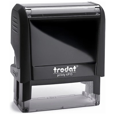 TRODAT Печат TRODAT Printy 4.0 4913 еко-черен корпус черен тампон 4913F/F (4913F/F)