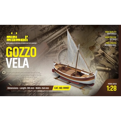 Mamoli Рибарски кораб Gozzo Mediterraneo a Vela (MM07)