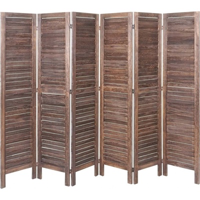 Design-Shop Paraván Shabby vintage G30 170 x 240 cm Hnědá