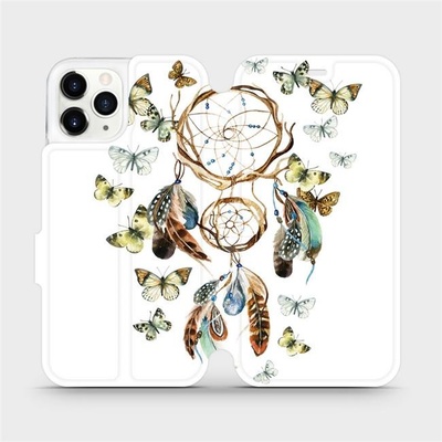 Pouzdro Mobiwear parádní flip Apple iPhone 11 Pro - M001P Lapač a motýlci