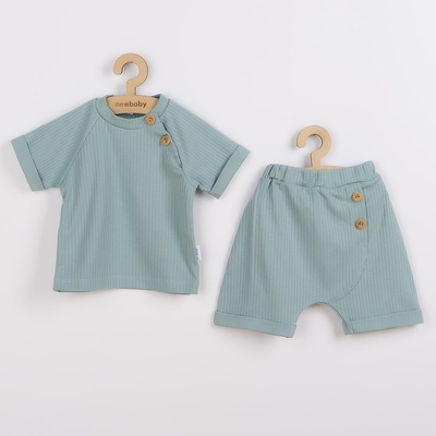 New Baby Dojčenská letná súprava tričko a kraťasky Practical