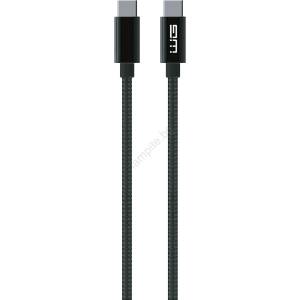 WINNER GROUP-WG - USB кабел USB-C / USB-C 60W 50 см черен (WN0014)