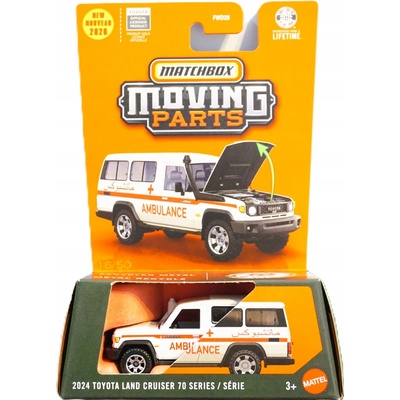Matchbox MOVING PARTS 2024 TOYOTA LAND CRIUSER AUTÍČKO MODEL OTW MASKA8