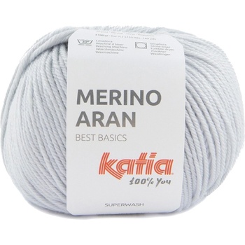 Image 1 of Katia Merino Aran 98 Blue Grey Плетива прежда (MA 98)