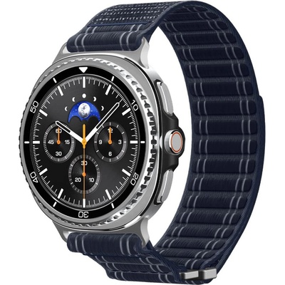 Spigen Текстилна каишка за Samsung Galaxy Watch 8 Classic 40мм, 44мм и 46мм - Spigen WBF0 Fabric Sport Band (тъмнисин) (AMP10155)