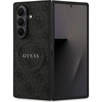 CG Mobile Samsung Z Fold7 GUESS 4G RING CLASSIC LOGO силиконов протектор за телефон, удароустойчив, MagSafe, BLACK GUHMZFD7P4MSEGCK (GUHMZFD7P4MSEGCK)