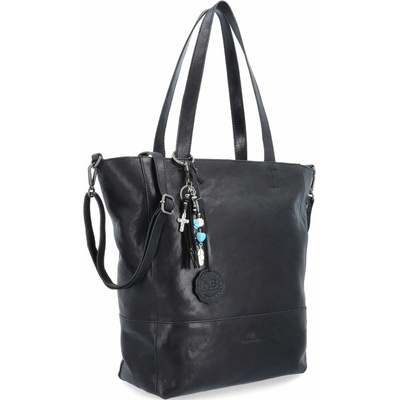 Noelia Bolger ELEGANTNÍ ČERNÝ SHOPPER Černá