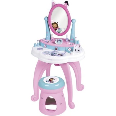 Smoby Gabby's Dollhouse 2в1 Тоалетка със столче