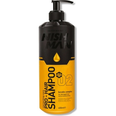 Nishman keratin complex 02 Šampón na vlasy 400 ml