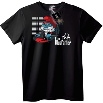 NOONEBRAND Тениска Бащата на Синьото - XL, Black