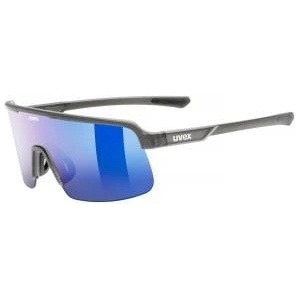 uvex dyrt sports glasses, smoke gray matt/blue mirror, one size - S533095 Слънчеви очила