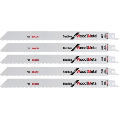 BOSCH Pílový list do chvostovej píly S 1122 HF, 5 ks 2608656021