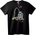 NOONEBRAND Тениска Риболов с Акула - 2XL, Black