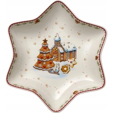 Villeroy & Boch Winter Bakery Delight mísa ve tvaru hvězdy Vesnice 24,5 cm