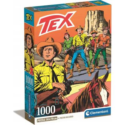 CLEMENTONI Tex 2. motiv 1000 dílků