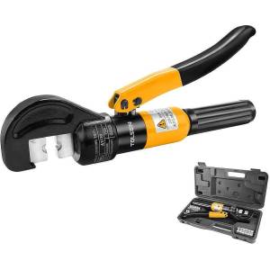 TOLSEN TOOLS Клещи за кримпване и кербоване на кабелни клеми tolsen, 5 т, щанци 4-70 кв. мм (ТЛС43110)