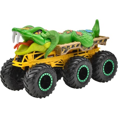 Mattel Бъги Hot Wheels Monster Trucks Big Rigs - Cage Rattler, 1: 64 (HWN86)