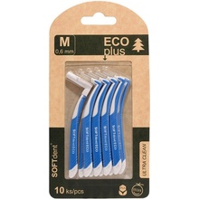 SOFTdent Mezizubní kartáček ECO zahnutý 0,6 mm 10 ks