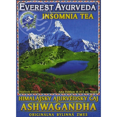 Everest Ayurveda Insomnia Tea Ashwagandha himálajský ajurvédský bylinný čaj 100 g