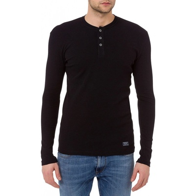 Pánské triko Cross Jeans LS T-Shirt 15129-020 Black