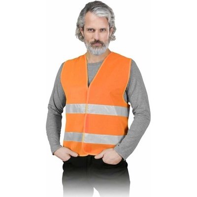 Ogrifox LUMI HI-VIS vysoce reflexní vesta 5 PACK oranžová