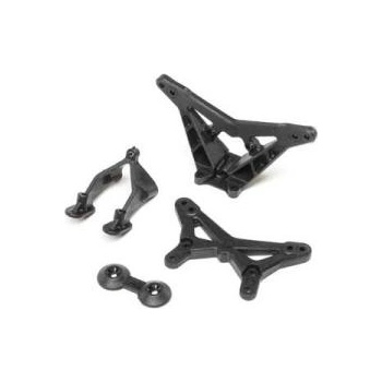 Losi Кули за амортисьори Losi предни и задни, легла за крило: Mini-B