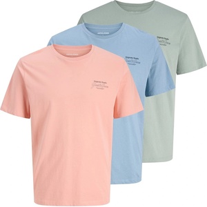 Jack and Jones Тениска Jack and Jones Men's Niko Pack Regular Fit T-Shirt - Blue/Pink/Green