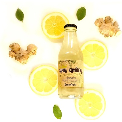 Samba Kumbucha Ginger Lemon 12 x 200 ml