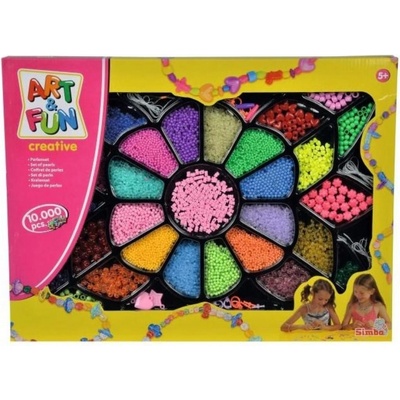 Art & Fun Dárková sada korálků 10.000 ks