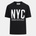 Blank Essentials Тениска Blank Essentials Women's NYC Cotton Short Sleeve Oversized T-Shirt - Black
