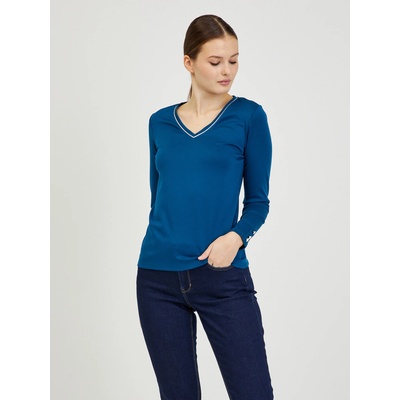 Orsay Синя дамска тениска с дълъг ръкав ORSAY Orsay | Sin | ЖЕНИ | S