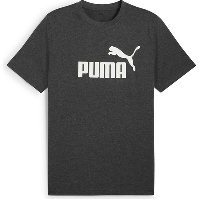 Puma Ess No. 1 Logo Heather Tee čierne