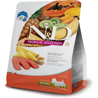 N& D Tropical Mini Adult Salmon гранули за кучета - 5кг