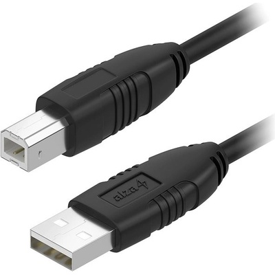 AlzaPower APW-CBUAB500B LinkCore USB-A to USB-B 5m černý