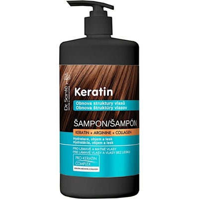 Dr. Santé Keratin šampón pre oslabené vlasy For Dull and Brittle Hair 1000 ml