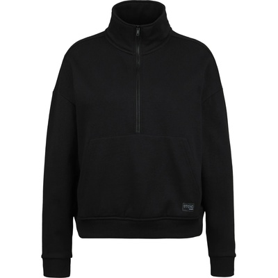 Stoic Дамски пуловер Stoic Women's MMXX Nora Half-Zip Sweater Jumper - Black (117-2656-0112)