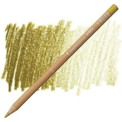 Caran d'Ache 6901 Luminance umělecké pastelky nejvyšší kvality kusové 1 ks Green Ochre 025