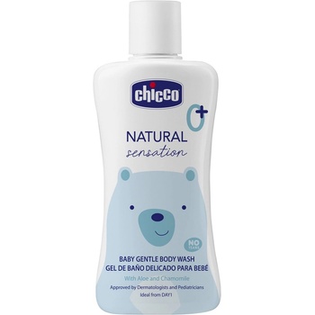 CHICCO Šampón telový Natural Sensation s aloe a kamilkou 200 ml, 0m+