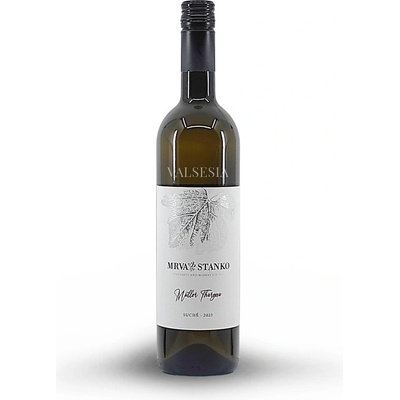 Mrva & Stanko Müller Thurgau Suché Mojmírovce 12,5% 0,75 l (čistá fľaša)