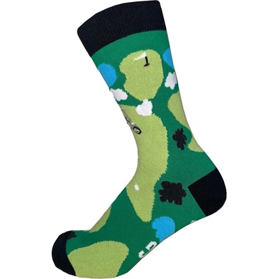 Star Чорапи Star Mens Novelty Crew Socks - Golf