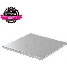 Decora Podnos pevný strieborný štvorec 30x30cm