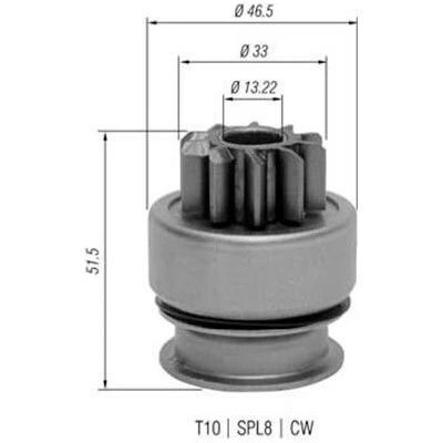 MAGNETI MARELLI Pastorek, startér 940113020348