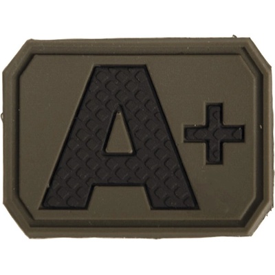 Mil-Tec PATCH 3D BLOOD A POSITIV oliva 16831101