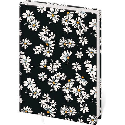 Helma 365 Tečkovaný zápisník Vario A5 L Daisies čtverečkovaný