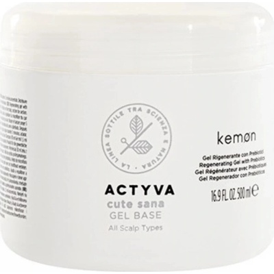 Kemon Actyva Cute Sana Gel Base vlasová kúra pro stimulaci vlasové pokožky 500 ml – Hledejceny.cz