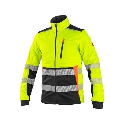 Canis CXS Bunda BENSON výstražná softshell žluto-černá b1/10 - CN-1117-001-160 – Zboží Dáma