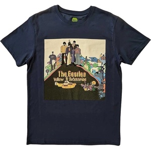 The Beatles Yellow Submarine Album Cover Denim Blue M Риза (BEATTEE550MD02)
