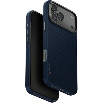 Uniq Keva EDGE Magclick калъф за зареждане за iPhone 17 Pro Max - син (8886463696187)