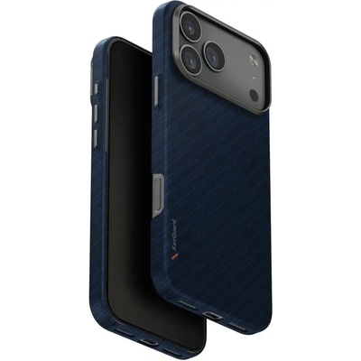 Uniq Keva EDGE Magclick калъф за зареждане за iPhone 17 Pro Max - син (8886463696187)