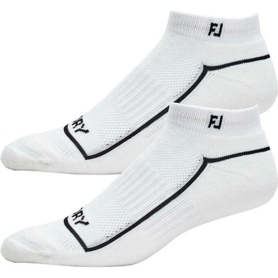 Footjoy dámske ponožky ProDry SPORTLET 2bal. White